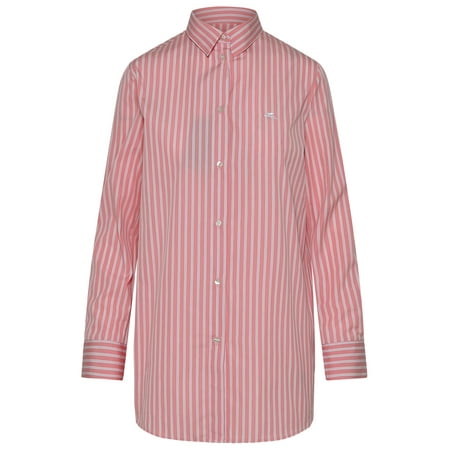 

ETRO Camicia In Cotone A Righe Rosa