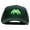 Dk Green, variant on Alien Invades Embroidered Solid Cotton Twill Mesh Prostyle Cap - White OSFM