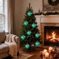 thumbnail image 4 of Ltvvegg Christmas Balls Ornaments, 4.72in Large Christmas Decorations Tree Shatterproof Christmas Ball Ornaments for Wedding Holiday Halloween Party Indoor Outdoor Decor, Green, 4 of 7