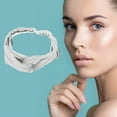 thumbnail image 3 of Unique Bargains 1 Pc Fashion Cross Elastic Hairband for Women White, 3 of 6