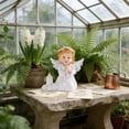 thumbnail image 6 of Horivan Resin Garden Fairy Cottage Ornament, Handmade Miniature House Decor for Home Desk Shelf, Cute Warm Gift Idea, Unique Collectible Figurine, 6 of 7