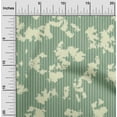 thumbnail image 2 of oneOone Cotton Flex Dusty Teal Green Fabric Abstract-Smoke Stripe Sewing Material Print Fabric By The Yard 40 Inch Wide, 2 of 5