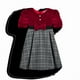 thumbnail image 2 of Vestido Navideño de Terciopelo con falda a cuadros abrigadora para Bebé FLORY 0120, Rojo, 1 Año, 2 of 5