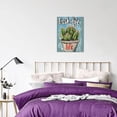 thumbnail image 6 of 12x16 inch Garden Decorative Painting&nbsp;Canvas Cactus Potted Plant 'Fresh Life' Slogan,Rustic Villa Yard Garden,Studio,Bedroom Wall Decor Art Poster,Modern Style Cactus Potted Plant Paintings, 6 of 6