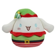 Squishmallows Sanrio 8-inch  Green and Red Cinnamoroll Holiday Elf Plush Child's Ultra Soft Plush