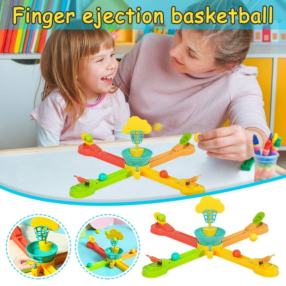 EGNMCR Children's Early Education Finger Ejection Basketball Board Game Toy Projection game Birthday Gifts for Kids