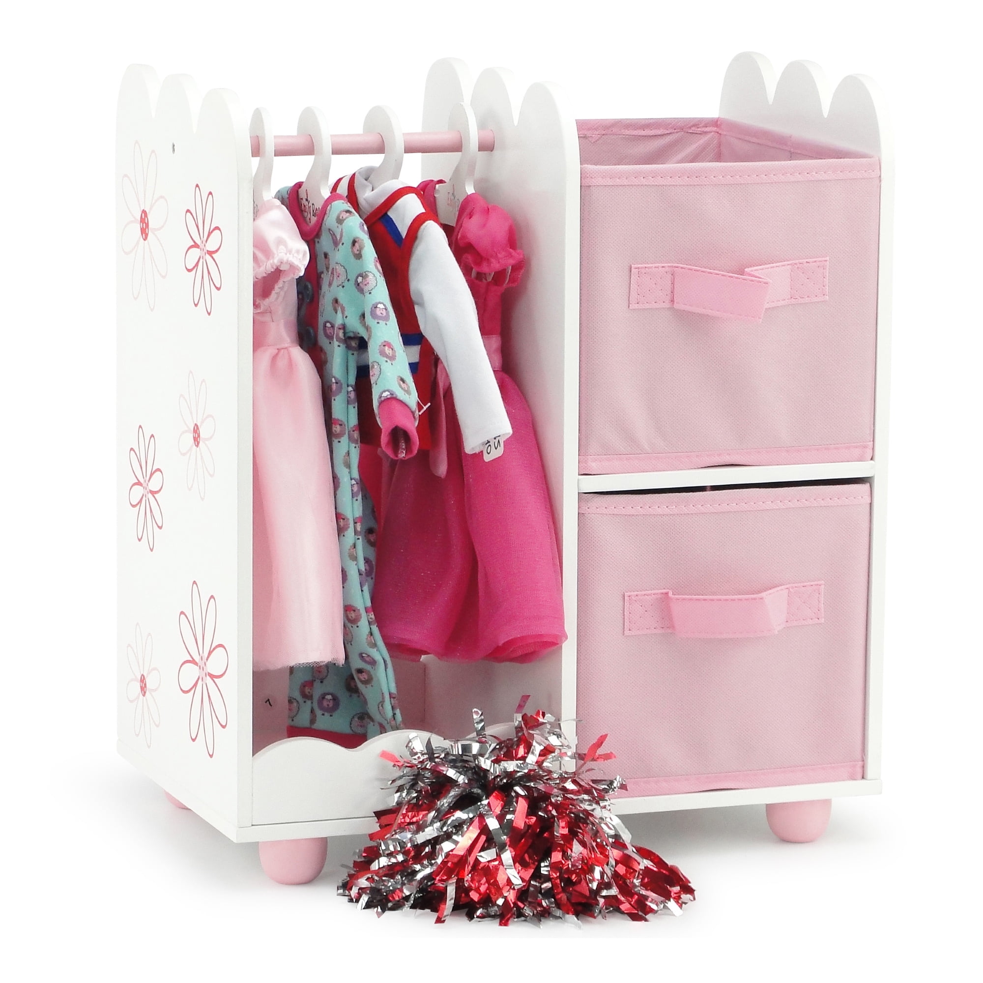 Doll Clothes Storage Idea — Pink Glitter Pumpkins