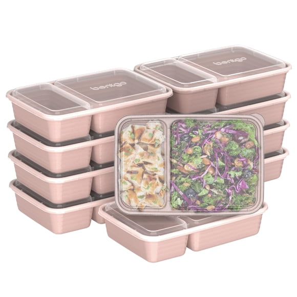 Recipientes para preparación de comidas Bentgo, 20 unidades, edición con purpurina para jardín