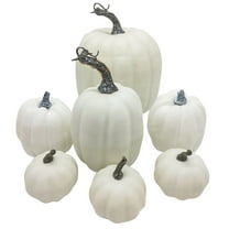 White Pumpkins for Decorating Halloween Pumpkin Decoration Pumpkin Model Props Faux Pumpkins Craft Pumpkins Styrofoam Pumpkins for Painting Fall Decor