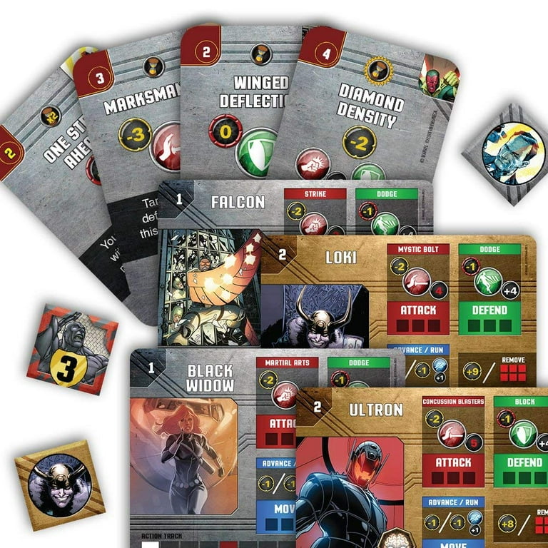 Marvel Strike Teams: Avengers Initiative Expansion Pack - HeroClix Strategy Game, 8 Painted Figures, Requires Base Game