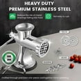 thumbnail image 2 of Picadora de carne manual Huanyu Heavy Duty de acero inoxidable, 2 of 7