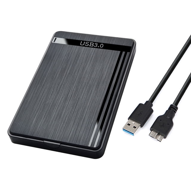 Carcasa de Disco Duro 2.5" HDD SSD 7mm/9.5mm, Caja de Disco Duro Externo con Cable USB Tipo c 5Gps, UASP SATA I/II/III Compatible con Samsung WD Hitachi Seagate Toshiba ShuxiuWang 9024715253934