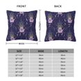 thumbnail image 2 of Pofeuu Lavender Flowers Print Double-sided plush pillowcase Square Throw Pillow Covers Pillows Cover for Living Room Bedroom Sofa Couch Cushion Cover（No pillow core）-12"x12", 2 of 7