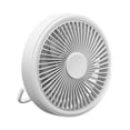 thumbnail image 1 of Advancent Ventilador portátil PP con de 360 ​​grados, luz LED nocturna colgante, Motor sin escobillas, ventiladores de refrigeración Electrodomésticos Blanco Advancent HA063717-01B, 1 of 6