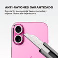 thumbnail image 3 of Mica de Cámara Cristal Deluxe 2mm para iPhone 16 / 16 Plus – Protección Vidrio Templado Rosa, Alta Claridad y Ajuste Perfecto, 3 of 6