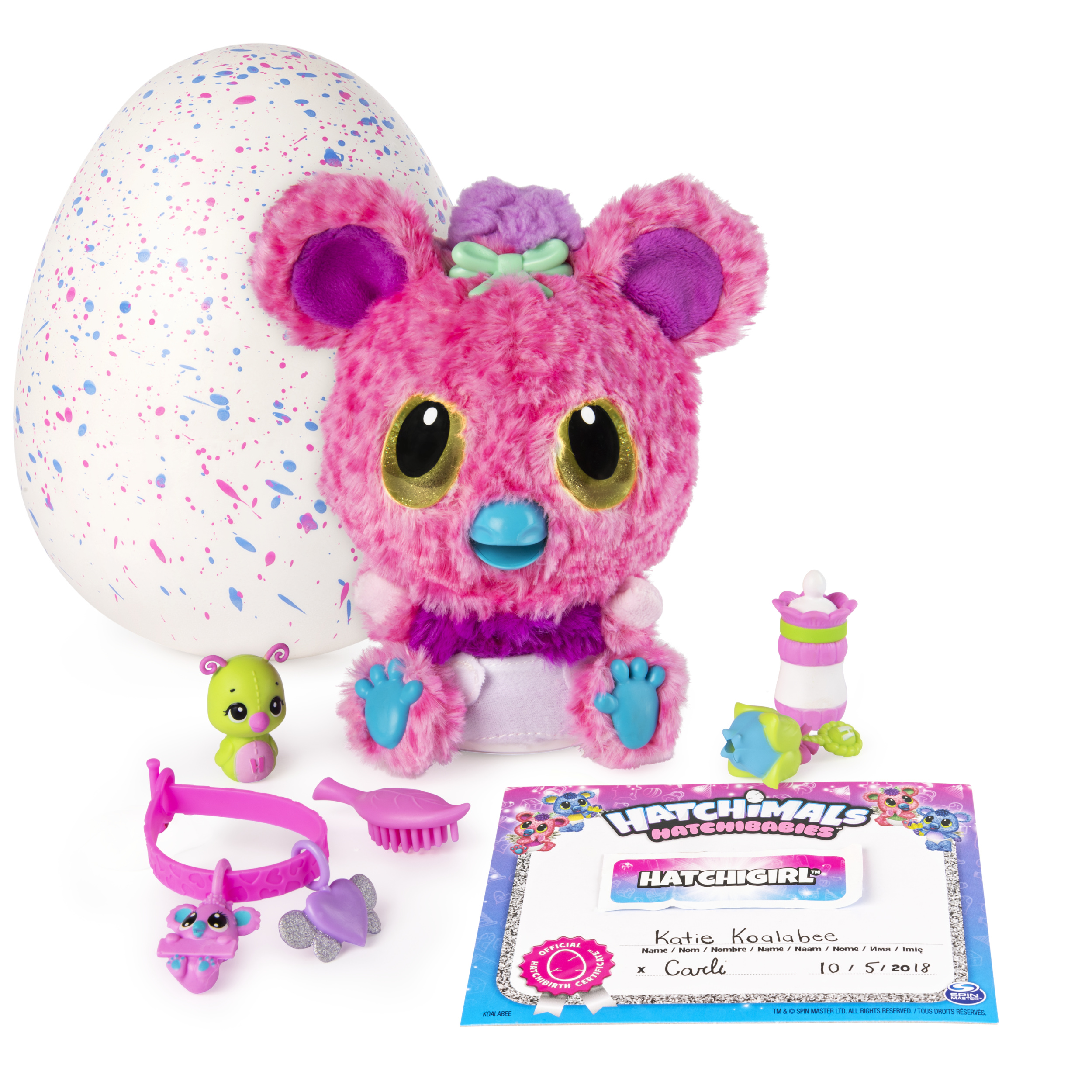 Hatchimals HatchiBabies Koalabee, Hatching Egg with Interactive Toy, Baby Koala Pet, Walmart Exclusive, for Ages 5 and Up - image 5 of 8