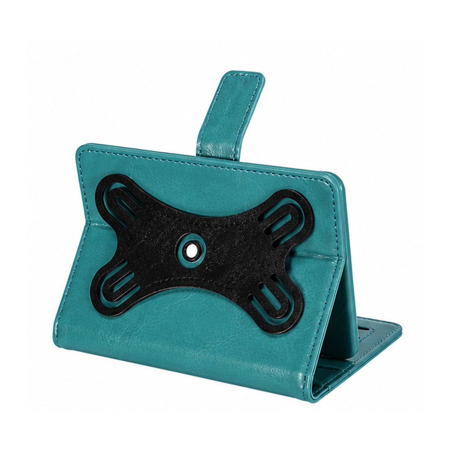 UWC-Small (4.5"-4.8") Universal Wallet Style Cover with 360° Turning Stand - Teal