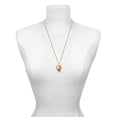 thumbnail image 2 of Delight Jewelry Resin Pink Birthday Kitty Cat - Goldtone Class of 2026 Affirmation Ring Necklace, 23", 2 of 4