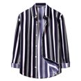 thumbnail image 1 of LOVZFMLL Cardigan pour Femmes Série Affaires Mode Rayé Décontracté Ample Manches Longues Cardigan, 1 of 3