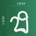thumbnail image 2 of 50 PCS Gutter Hooks, Mini Plastic Christmas Light Clips Outdoor Light Clips for Christmas Xmas Decoration, 2 of 6