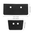 thumbnail image 2 of LRXIYODE Drum Kit Accessories 2Pcs Antislip Black Rubber Pedal Pads 5.5x2.1x0.1in 3.5x2.1x0.1in, 2 of 8