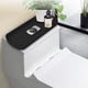 thumbnail image 5 of Bandeja de almacenamiento de inodoro | Estante de silicona para grifo de baño - Organizador de drenaje multifuncional - Diseño de panal antideslizante | 1 pieza | Negro Gris Blanco Verde | 35x15x2cm, 5 of 9