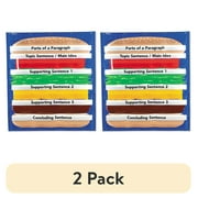 (2 pack) Learning Resources Hamburger Sequencing Pocket Chart, Sequencing Game, 34 1/2 x 38