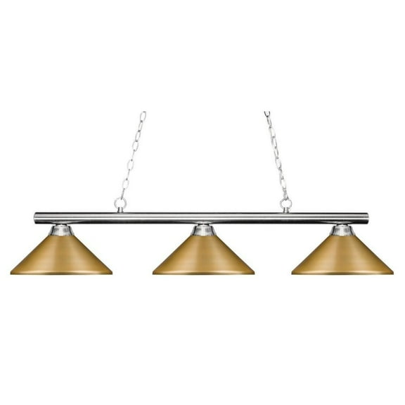 -3 Light Island/Billiard-Chrome Finish Bailey Street Home 372-Bel-2273890