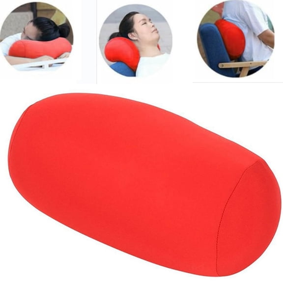 Pillow Roll Body Cushion Cylinder Throw Pillow Neck Arm Back Support for Plane Car Travel Recliner Sleeping