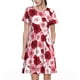 thumbnail image 1 of Balery Rose Vestidos sueltos de manga corta para mujer, vestidos de verano 2025, vestidos casuales de corte A con vuelo., 1 of 6