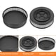 thumbnail image 3 of Organizador giratorio Uxcell Lazy Susan con altura ajustable para despensa, gabinete, mesa, negro, 3 of 7