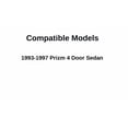 thumbnail image 3 of Driver Left Side Front Door Window Door Glass Compatible with Geo Prizm 4 Door Sedan 1993-1997 Models, 3 of 5