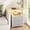 Natural Oak & Light Grey, variant on Night Stand with Charging Station, LED Nightstand with U-S-B Ports and Outlets for Small Spaces, 2 Fabric Storage Drawers, Bedside Table End Tables Bedroom