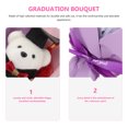 thumbnail image 4 of 1Pack Graduation Bear Bouquet For Graduates And Friends Decorative Gift, 4 of 9