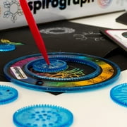 Spirograph Craft Activity Drawing Kit Scratch & Shimmer Create Colorful Paper Art with Glitter