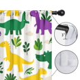 thumbnail image 4 of Blackout Kids Curtains,Cute Dinosaur Pattern Childrens Insulated Curtains Set Of 2,Bedroom Essentials,Toddler Room Decor 52x63in(132x160cm), 4 of 4