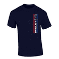 thumbnail image 3 of Vintage Shelby Cobra Snake Racing Stripes Front and Back Automotive Design Short Sleeve Adult Graphic T-Shirt-Navy-small, 3 of 4