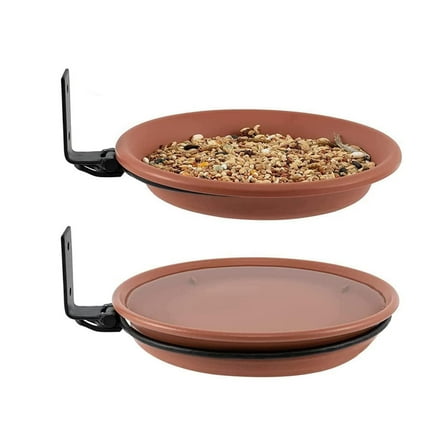 Feeding And Bathing Tray Set Garden Outdoor Hanging Bird Feeder Fangkenuo