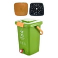 thumbnail image 4 of simhoa Kitchen Waste Compost Bucket Composting Recycle Bucket Multifunction Modern Waste Bin Counter Compost Bin for Counter Kitchen M, 4 of 9