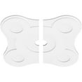 thumbnail image 2 of 28"OD x 3"ID x 9 3/4"C x 1"P Luna Architectural Grade PVC Contemporary Ceiling Medallion, Two Piece, 2 of 11