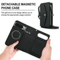 thumbnail image 2 of Dteck Detachable Wallet Case for Google Pixel 9 / 9 Pro,Magnetic Leather Case 2 in 1 Card Slots Pocket Compatible with MagSafe Shockproof Cover with Wrist Strap/Shoulder Strap,Black, 2 of 8