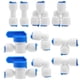 thumbnail image 1 of FELTECHELECTR Kit de conexión de manguera de filtro de agua de 10 piezas, conectores de tubo de agua de 1/4, 1 of 5