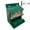 Green, variant on Squirrel Table Metal Feeder Weath Erproof Decoration Squirrel Feeding Station For Nature Observation Patio Wi Ldlife Feeding (dark Green)