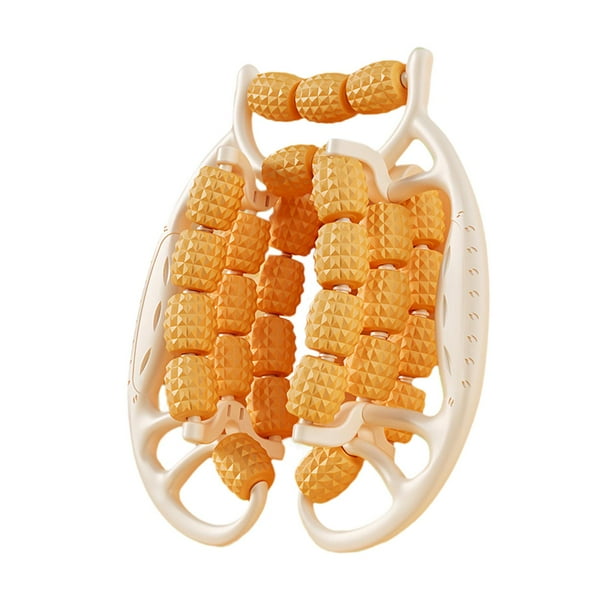 Rodillo muscular liviano de abrazadera de pierna para el cuello para el cuerpo del cuerpo Naranja