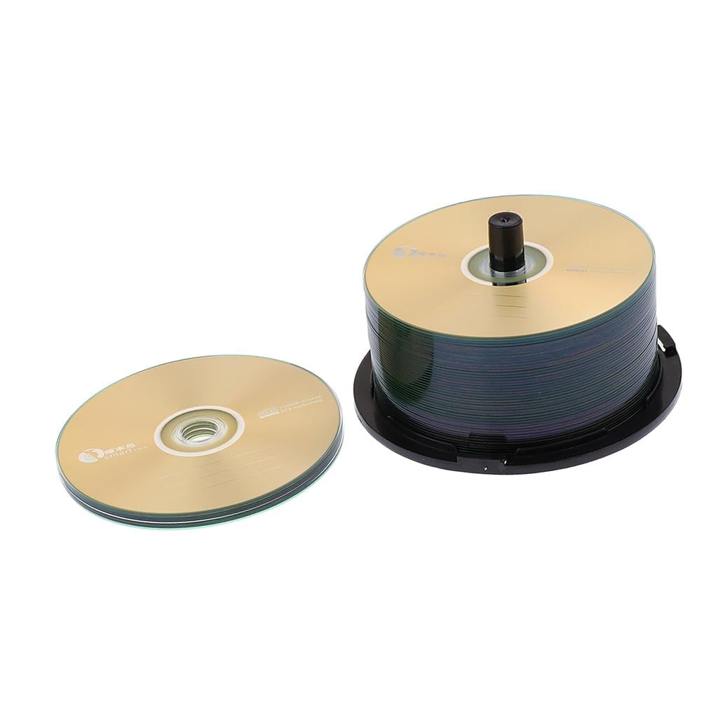 LeeQinersw 50Pcs 52X CD-R Blank Spindle Recordable Discs CDs 700M/80MIN For Audio Video New