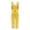 Yellow, variant on Fesfesfes Jumpsuit for Women Pants Overalls Rompers Printed Buttons Suspender Jumpsuit