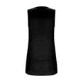 thumbnail image 4 of MESSUEN Sleeveless Tank Tops Loose Tank Tops Square Neckline Raglan Square Collar Tank Vintage Print Graphic Tee Ruched Flowy Shirt Womens Tops Dressy Casual Women Basic Tops Black L, 4 of 5