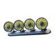 thumbnail image 5 of Ventilador de aire de refrigeración para coche, ángulo ajustable, multifuncional, giratorio 360 degree, bajo nivel de ruido. Amarillo 12V, 5 of 9