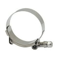 thumbnail image 4 of 2.75" T-Bolt Hose Clamp - Working Range 65mm - 73mm for 2.75" Hose OD, Stainless Steel Bolt, Stainless Steel Band Floating Bridge and Nylon Insert Locknut (65mm - 73mm, 2 pack), 4 of 6