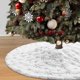 thumbnail image 5 of Falda de árbol de Navidad de felpa blanca de 90 cm, adornos para árboles de Navidad, adornos para fiestas navideñas (solo falda para árbol de Navidad), 5 of 5